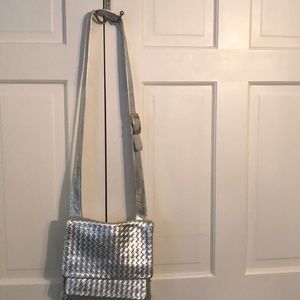 Cochini silver leather bag